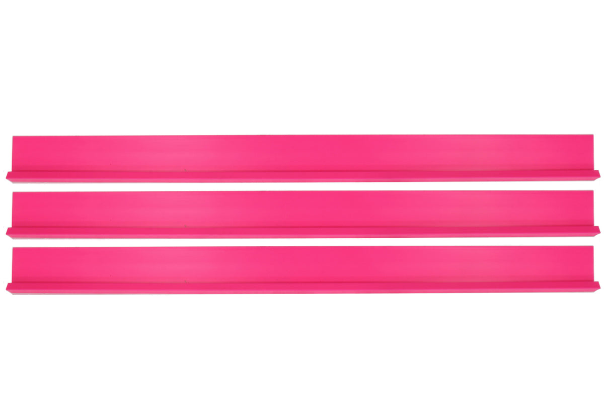 Dominator Race Products DOM-1100-PK Pink Dirt Rocker Set, 78-Inch Length, Set of 3