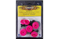Dominator Race Products DOM-1200-B-PK Body Bolt Kit with Pink Hex Head, 1/4-20 Thread, 1.375 Inch Length, Steel and Plastic Construction