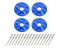 Dominator Race Products DOM-1202-BL Plastic Blue Scuff Plate Set of 4