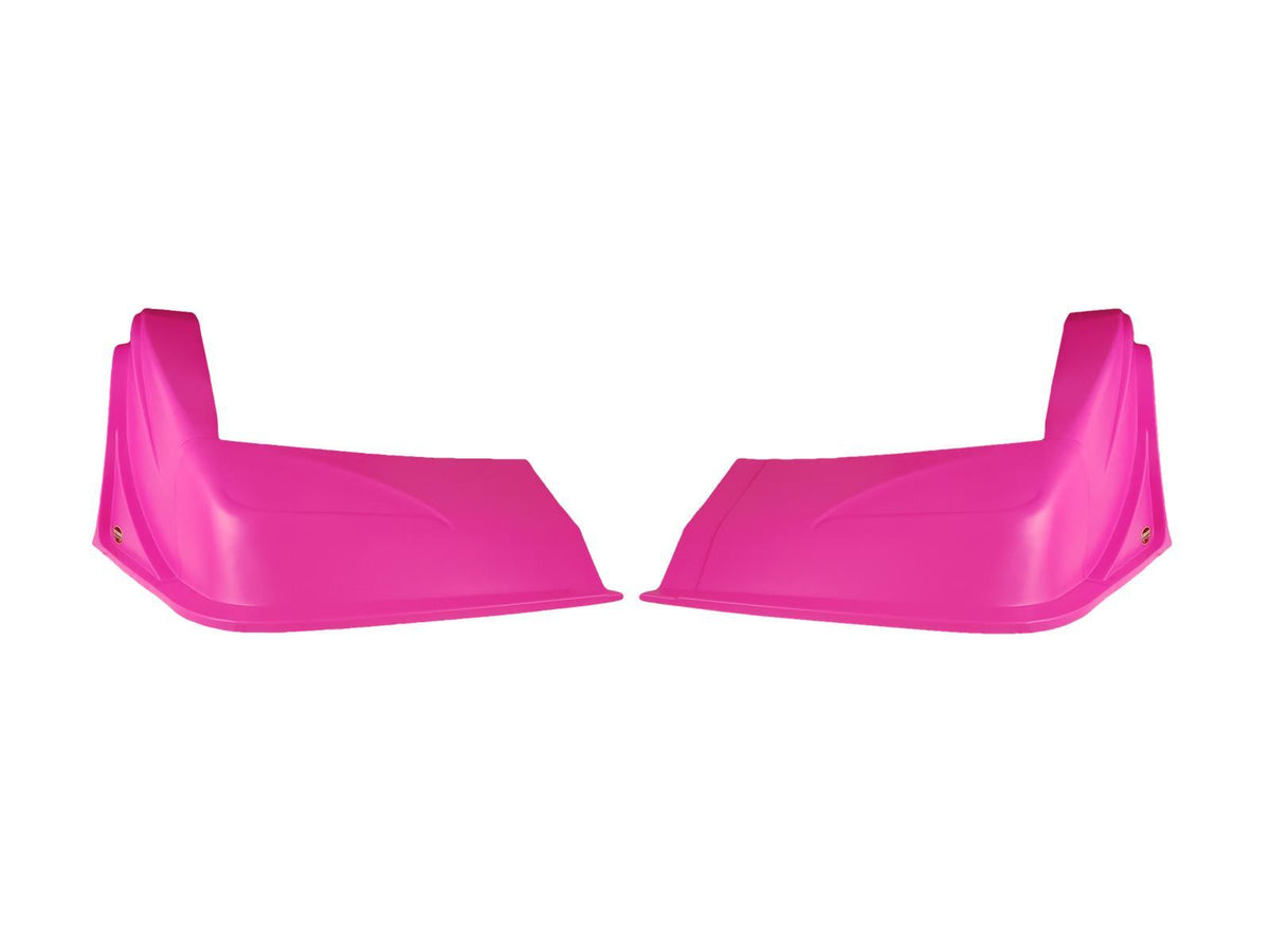 Dominator Race Products DOM-2000-PK Outlaw Nose Kit with Fender in Pink for Asphalt Late Models