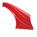 Dominator Race Products DOM-2002F-RD Outlaw Passenger Side Plastic Flare in Red for Asphalt Late Model