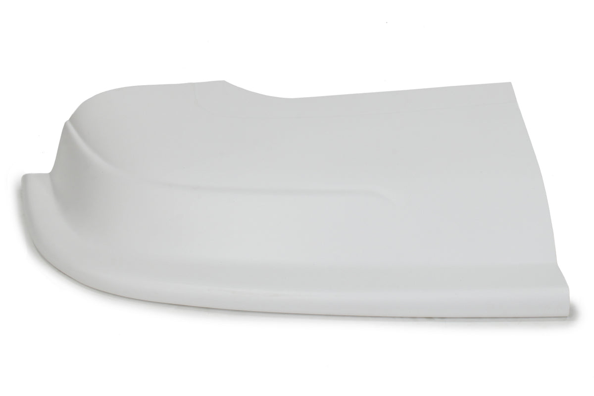 Dominator Race Products DOM-2301-R-WH Passenger Side Nose for Dirt Late Models, Plastic, White