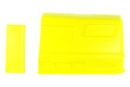 Dominator Race Products DOM-302-FLO-YE SS Nose Driver Side with Fender Extension, Fluorescent Yellow