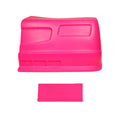 Dominator Race Products DOM-302-PK SS Nose Left Side with Fender Extension in Pink for Street Stock