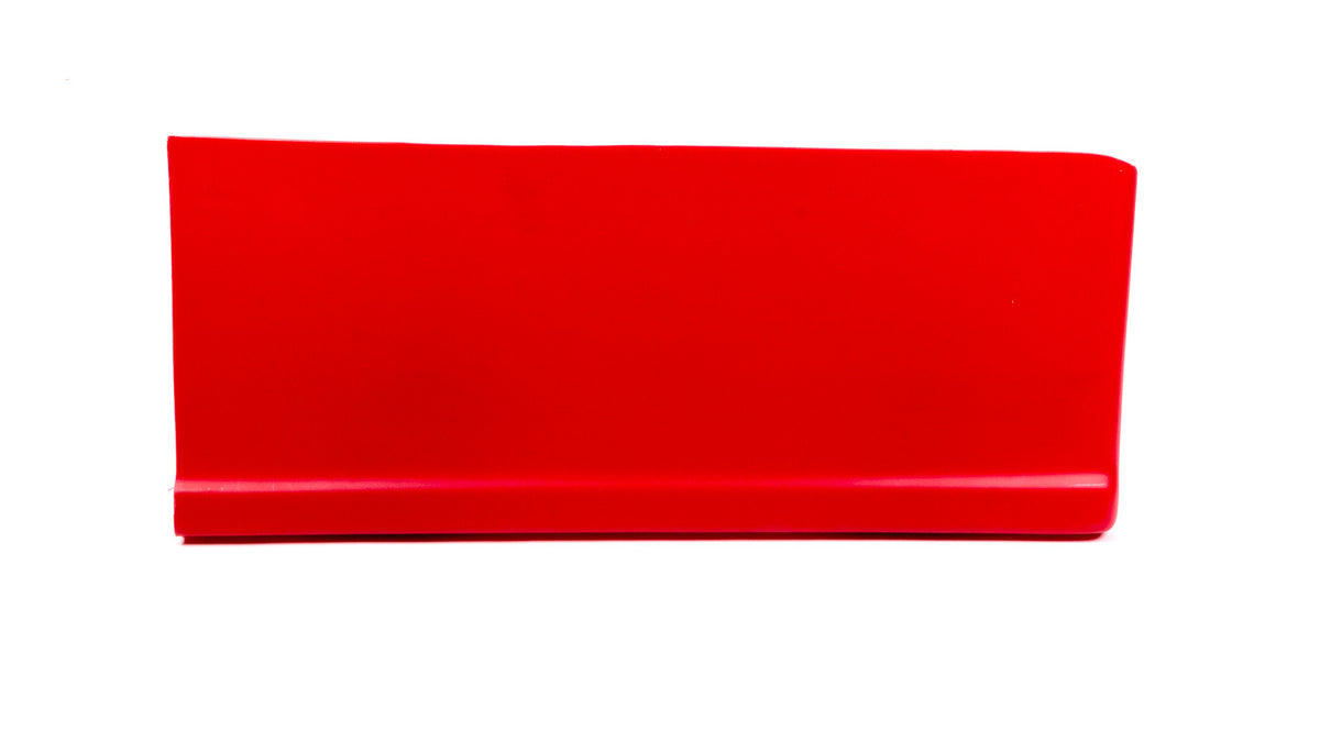 Dominator Race Products DOM-304-RD Fender Extension for Driver Side, Lower, Red Plastic, Universal Fit