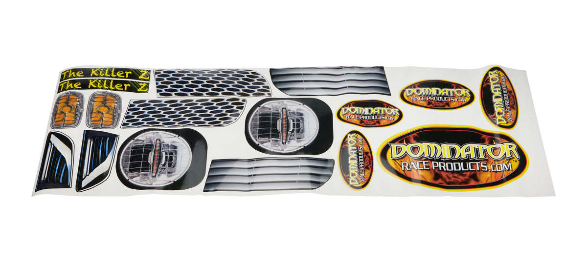 Dominator Race Products DOM-324 Killer Z Nose Graphics Kit for Chevrolet Camaro Z28
