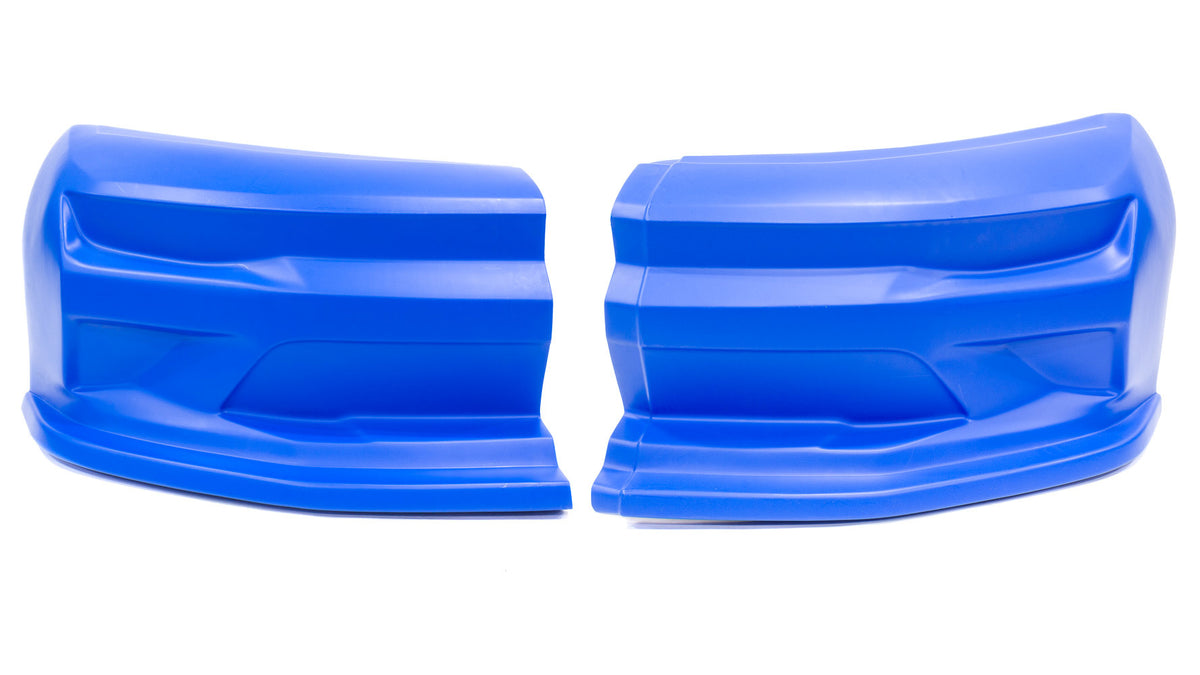 Dominator Race Products DOM-330-BL Camaro SS Nose Assembly, Blue Plastic, 2-Piece Complete Kit