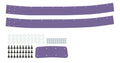 Dominator Race Products DOM-345-PU Air Valance for Camaro SS, 2-Piece Plastic Kit in Purple