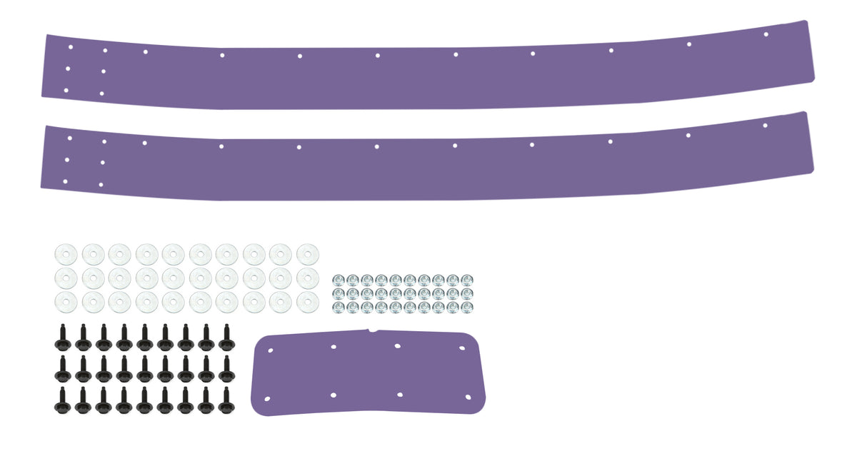 Dominator Race Products DOM-345-PU Air Valance for Camaro SS, 2-Piece Plastic Kit in Purple
