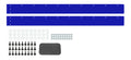 Dominator Race Products DOM-346-BL Air Valance Kit in Blue for Street Stock Vehicles