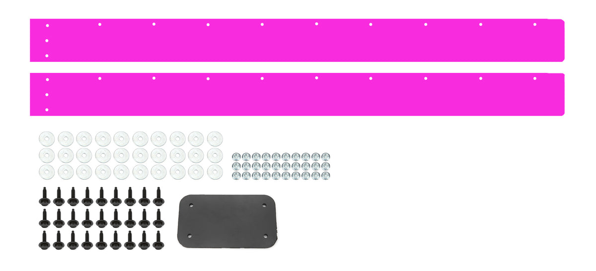 Dominator Race Products DOM-346-PK Pink Plastic Air Valance Kit for Street Stock