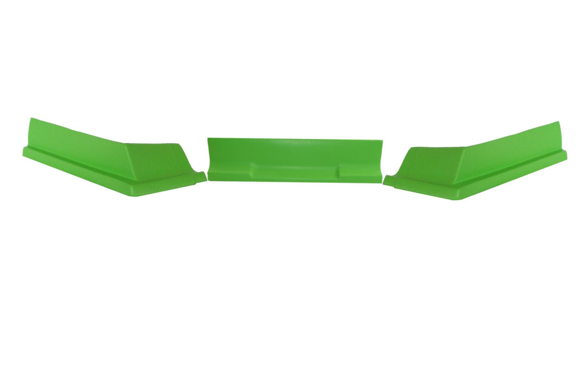 Dominator Race Products DOM-409-XG Valance Modified IMCA 3-Piece Xtreme Green Plastic