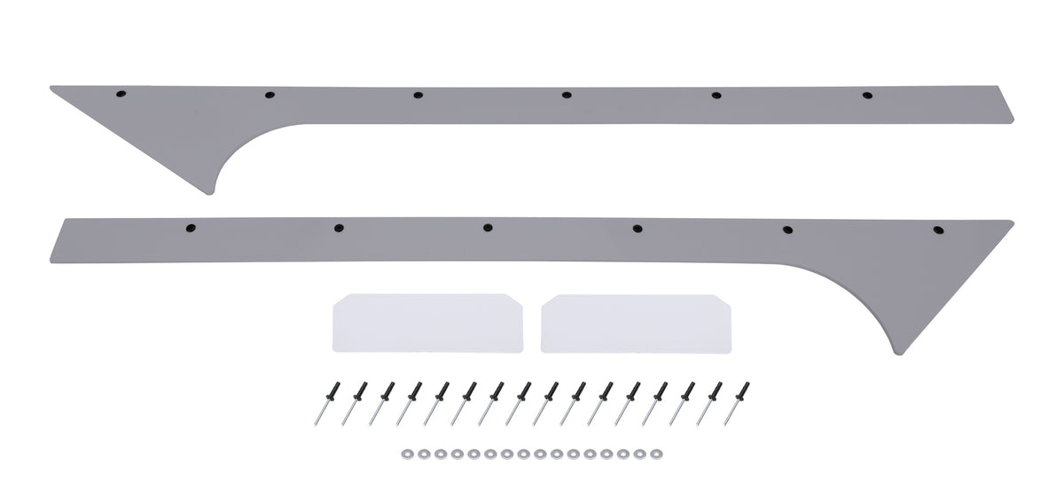 Dominator Race Products DOM-835-GRY Pillar Post Pair for Dirt Late Model Vehicles, Gray Plastic