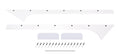 Dominator Race Products DOM-835-WH Pillar A Pair for Dirt Late Model, White Plastic