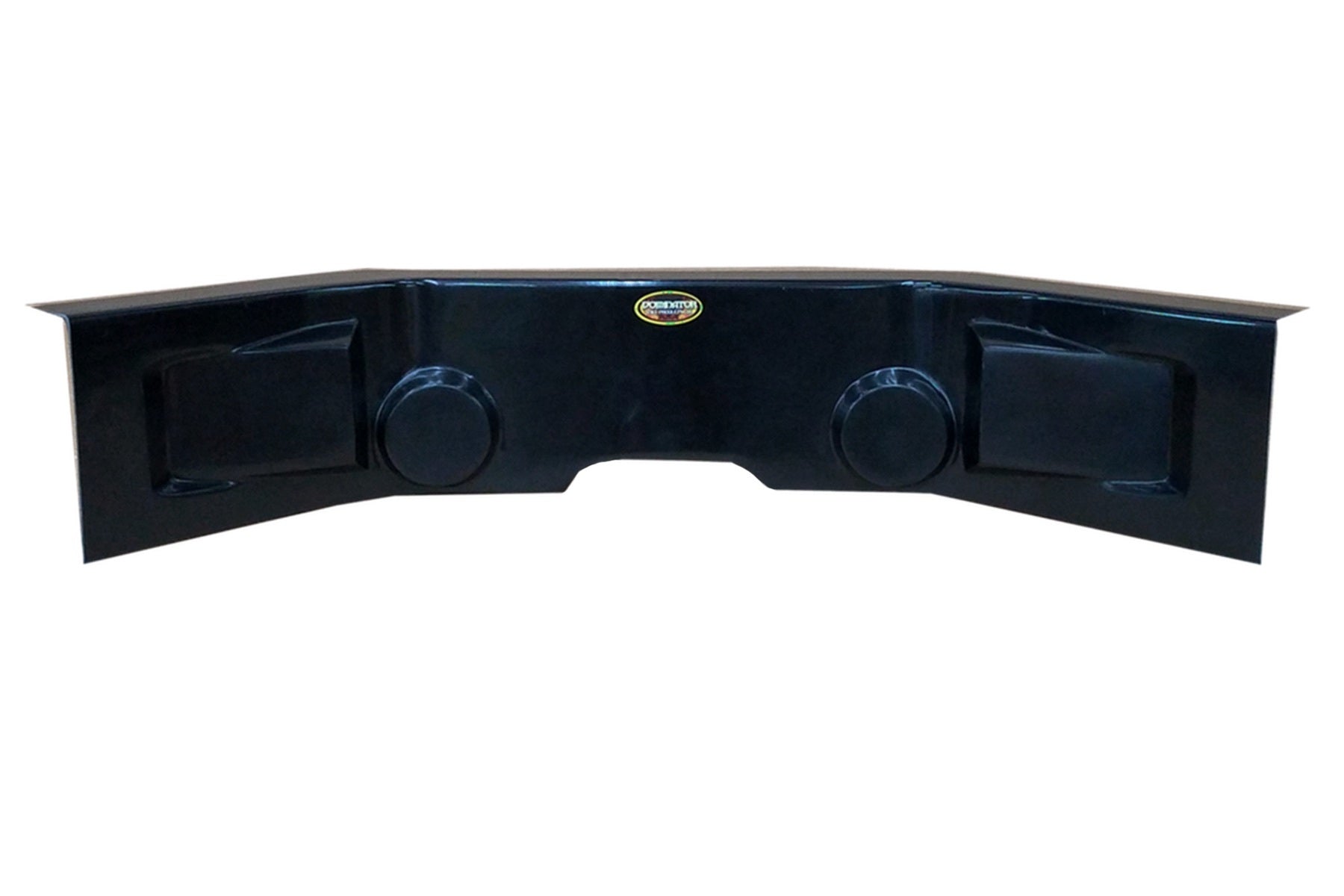 Dominator Race Products DOM-911-BK Curved Fiberglass Dash Panel, 30 Inch Wide, Black Finish
