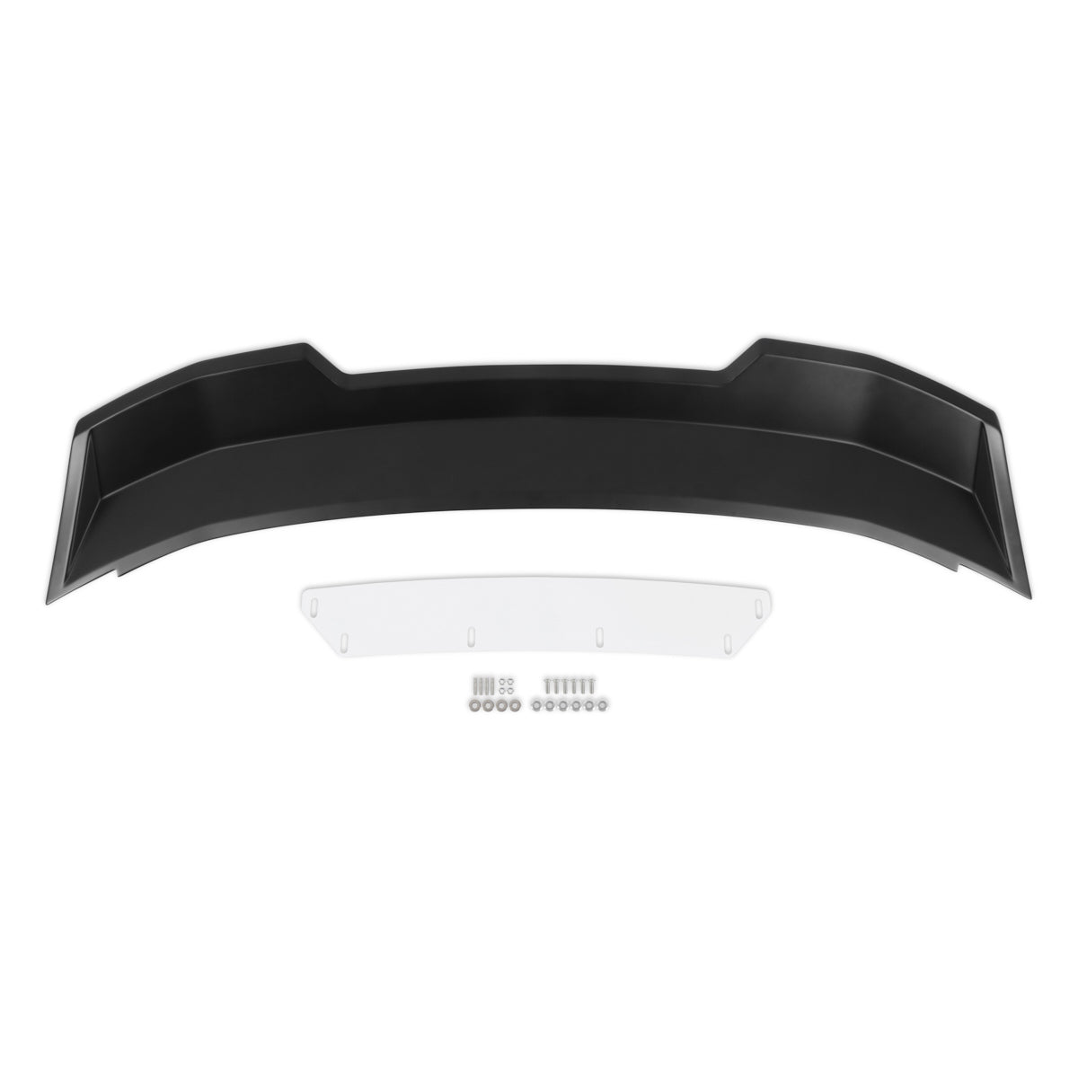 DRAKE Automotive Group DR3Z-6344210-A Mustang Wicker Bill Rear Spoiler with Adjustable Polycarbonate Flap and Hardware