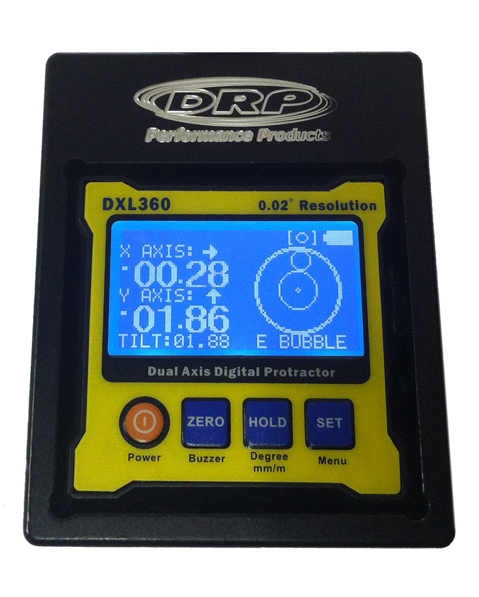 DRP Performance 96500 Dual Axis Digital Caster and Camber Gauge with Carry Case