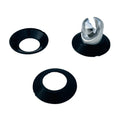 Drag Race Solutions 4100-025B Quarter Turn Fastener Washers, Black Nylon, 0.4 Inch Inner Diameter, Set of 25