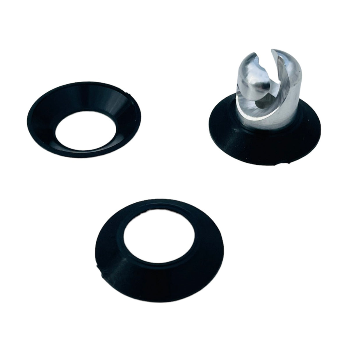 Drag Race Solutions 4100-025B Quarter Turn Fastener Washers, Black Nylon, 0.4 Inch Inner Diameter, Set of 25