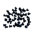 Drag Race Solutions 4500-050B Smash Rivet, 1/8 Inch Diameter, 0.187 Inch Length, Aluminum, Black Anodized, Pack of 50