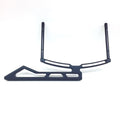 Drag Race Solutions 6001-001B Dial-In Board Bracket Angled Tray Black Aluminum
