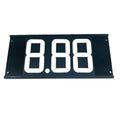 Drag Race Solutions 6100-0000 Flip-A-Dial Dial Board with 3-Digit Display, Aluminum, Black Powder Coat Finish