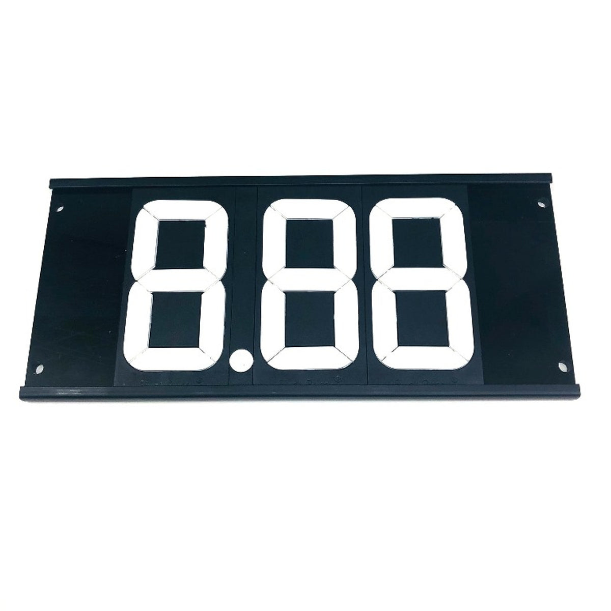 Drag Race Solutions 6100-0000 Flip-A-Dial Dial Board with 3-Digit Display, Aluminum, Black Powder Coat Finish