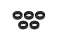 Drag Race Solutions 7005-375B Billet Lug Nut Spacer Washers, 0.700 Inch ID, 1.200 Inch OD, 0.375 Inch Thickness, Aluminum, Black Anodized, Set of 5