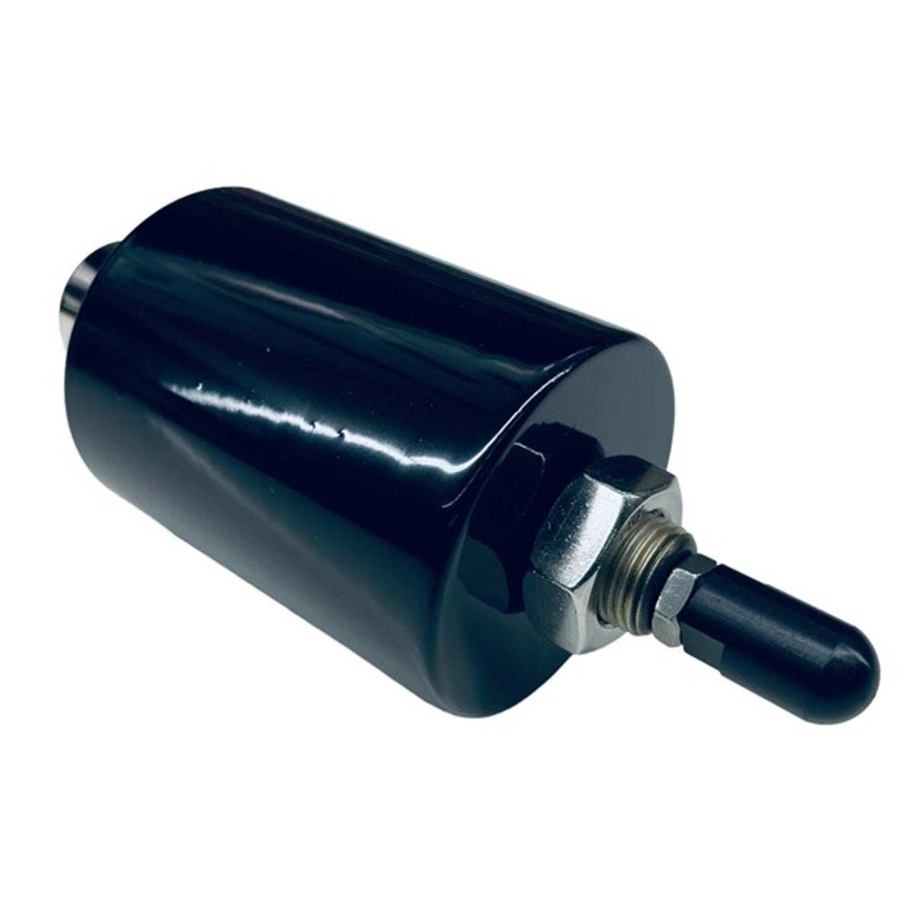 Drag Race Solutions Powerglide Electric Shifter Solenoid 12-16V with Relay, Steel Black Finish