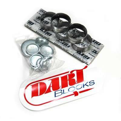 DART SBC Little M Engine Block Hardware Kit with Brass Freeze Plugs and Coated Camshaft Bearings
