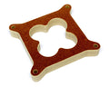 DART 62100002 Phenolic Carburetor Spacer, 1 Inch Thick, Square Bore, Natural Finish