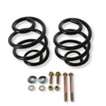 Detroit Speed Engineering DSE041817PDS Rear Coil Spring Kit for GM C10 Trucks, 5.5 Inch Drop, Steel, Black Powder Coat