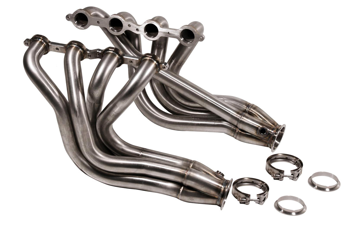 Detroit Speed Engineering DSE061001DS Stainless Steel Full Headers for LS Engines, 1.875 Inch Primary, 3 Inch Collector, GM F-Body / X-Body 1967-1981
