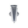 Detroit Speed Engineering 090603DS Power Steering Reservoir, Aluminum, 8 Inch Tall, 3 Inch Wide, 6 AN Male Inlet, 10 AN Male Outlet, Natural Finish