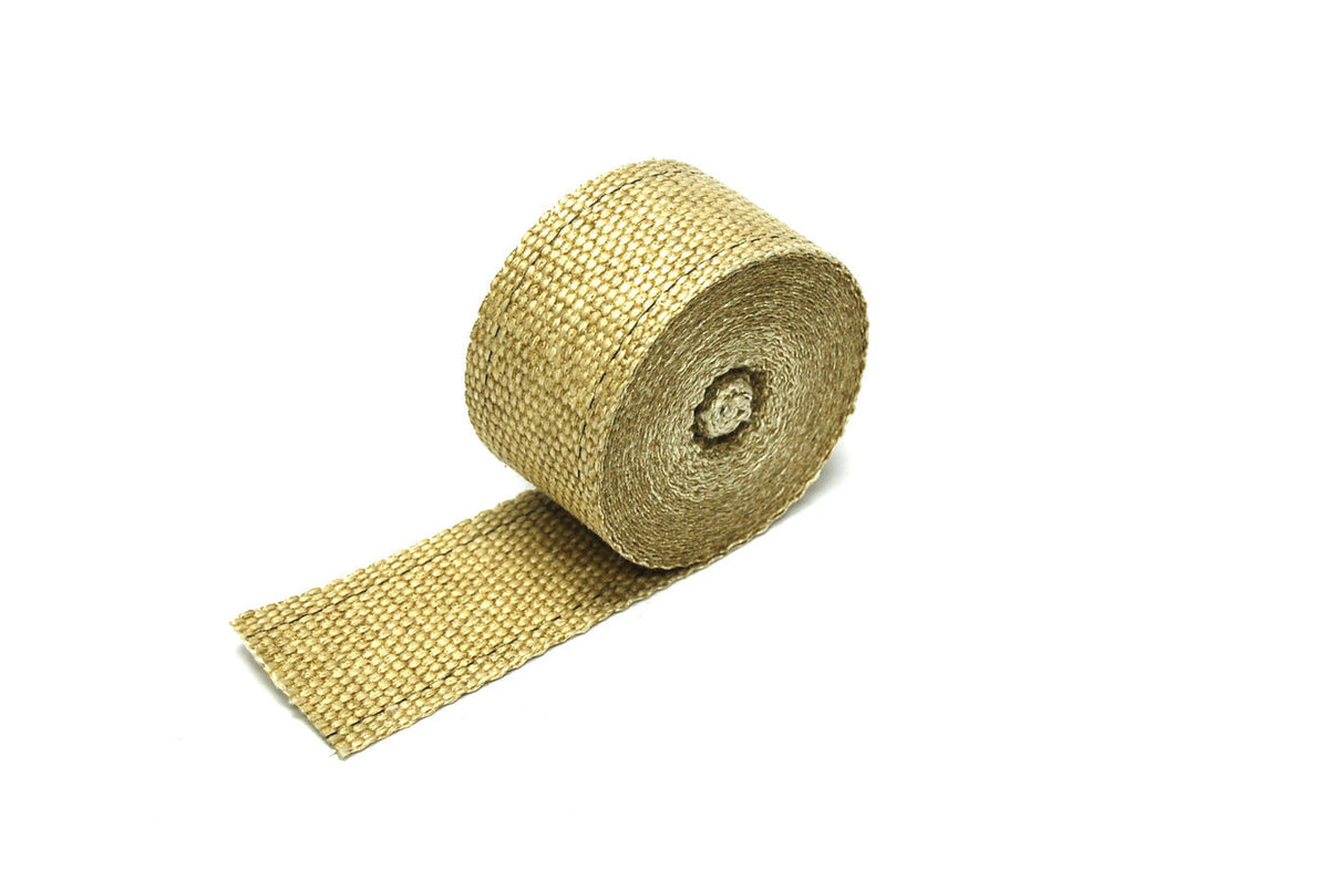 Design Engineering 10106 2-Inch by 15-Foot Woven Fiberglass Exhaust Wrap in Tan