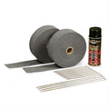Design Engineering 10110 2-Inch Exhaust Wrap Kit with Black Silicone Coating and Stainless Locking Ties