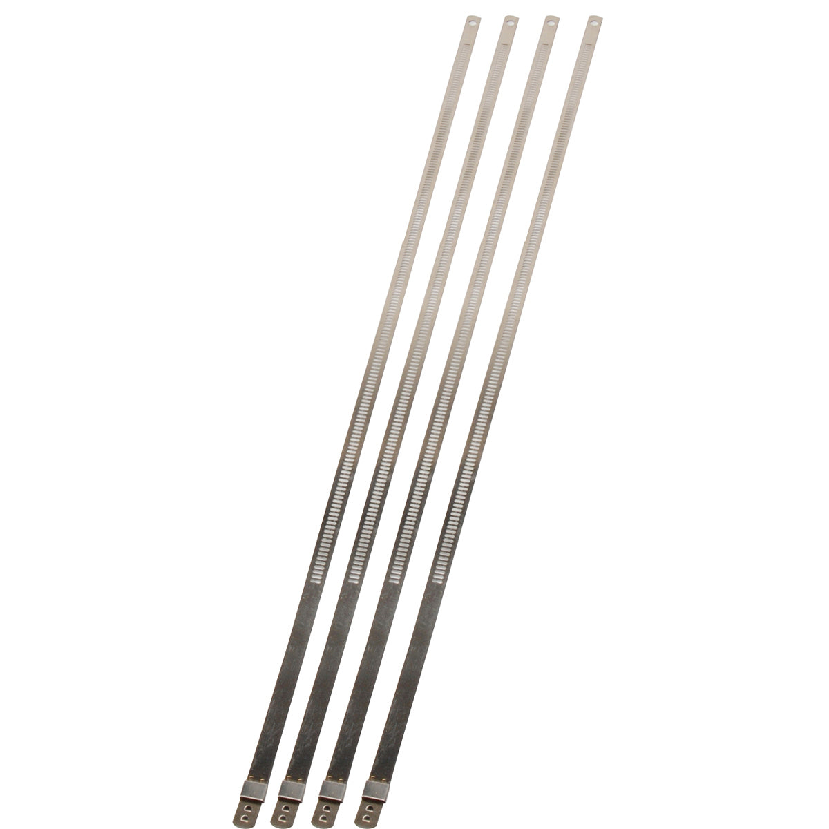 Design Engineering 10209 Positive Locking Exhaust Wrap Ties 7 mm x 14 in Stainless Steel Set of 4
