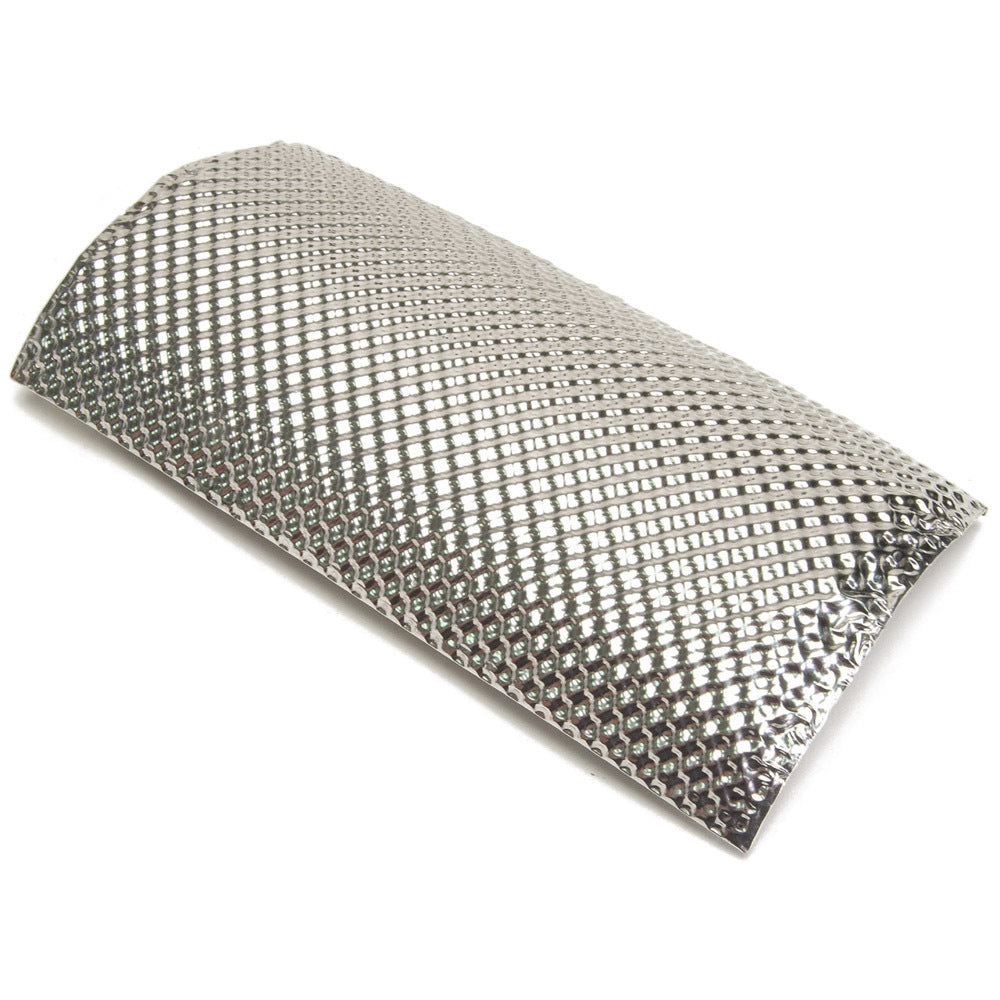 Design Engineering Heat Barrier 10255 Stainless Pipe Shield 6x12 Inch Aluminized Insulated Mat