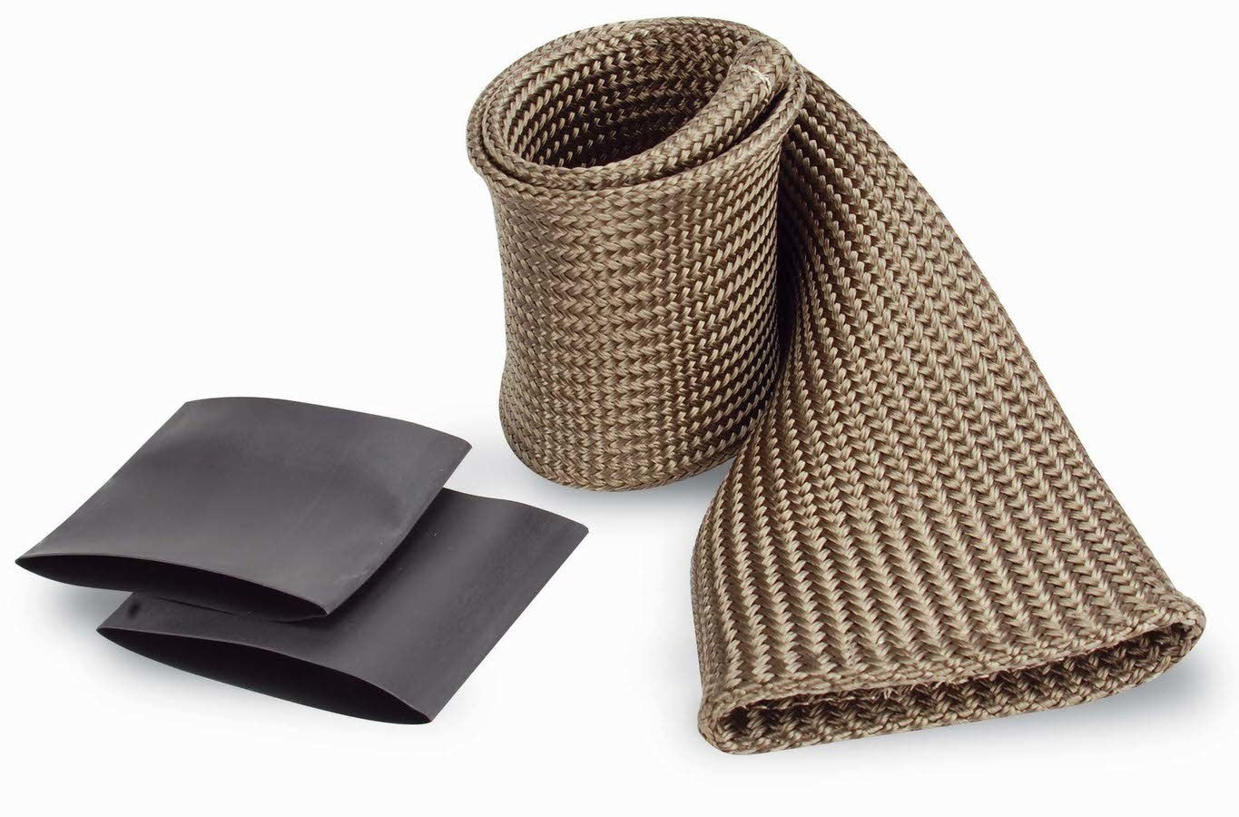 Design Engineering Protect-A-Sleeve 10482 Titanium Hose and Wire Sleeve, 2 Inch ID, 3 Feet Length, Basalt Fiber Material