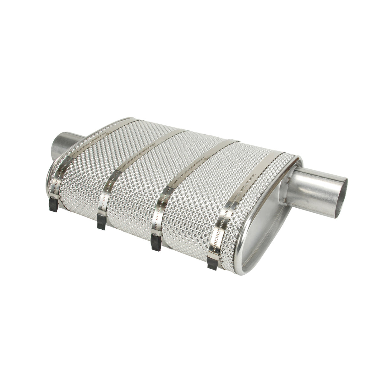 Design Engineering Exhaust Heat Shield Kit for Muffler, 42 x 24 Inches, Aluminum Insulated with Locking Ties