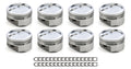 DSS Racing SBC Dished Piston Set 4.060 Inch Bore, Forged, Dish Design, 1.425 Inch Compression Height