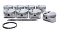 DSS Racing SBC E Series Forged Flat Top Piston Set 4.030 Inch Bore with -5cc Displacement