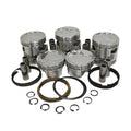 DSS Racing K2-2920-4030 GM LS Series Forged Flat Top Piston Set with 4.030 Inch Bore and 1.115 Inch Compression Height