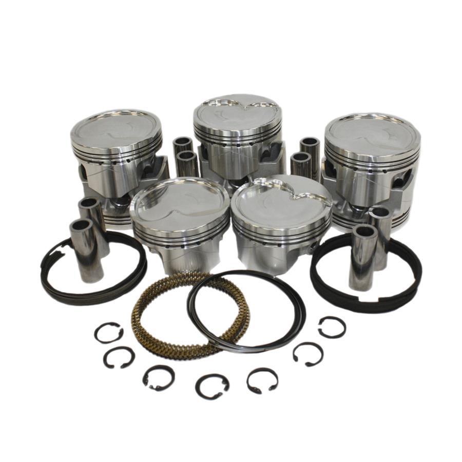 DSS Racing K2-2920-4030 GM LS Series Forged Flat Top Piston Set with 4.030 Inch Bore and 1.115 Inch Compression Height
