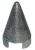 DYNATECH 772-32510 3.5 Inch Vortex Cone Exhaust Insert in Stainless Steel