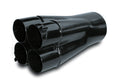 Dynatech Collector 783-71240, Slip-On Exhaust Header, 4-Inch Outlet, 12 Inches Long, Steel with Black Paint Finish