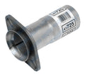DYNOMAX 41725 Exhaust Connector Adapter with 2.25 Inch Ball Flange to 2.25 Inch Inner Diameter, 6 Inches Long, Steel, Aluminized Finish