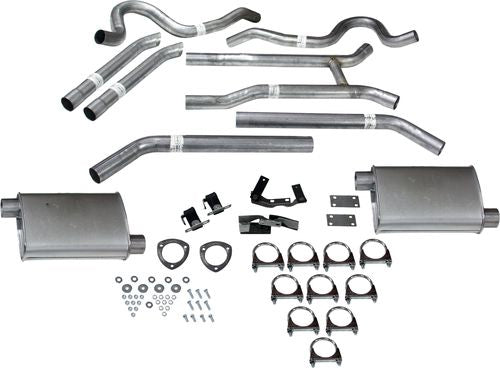 Dynomax 89023 Exhaust System for 1964-1972 Chevrolet Chevelle with 2.5 Inch Dual Rear Exit