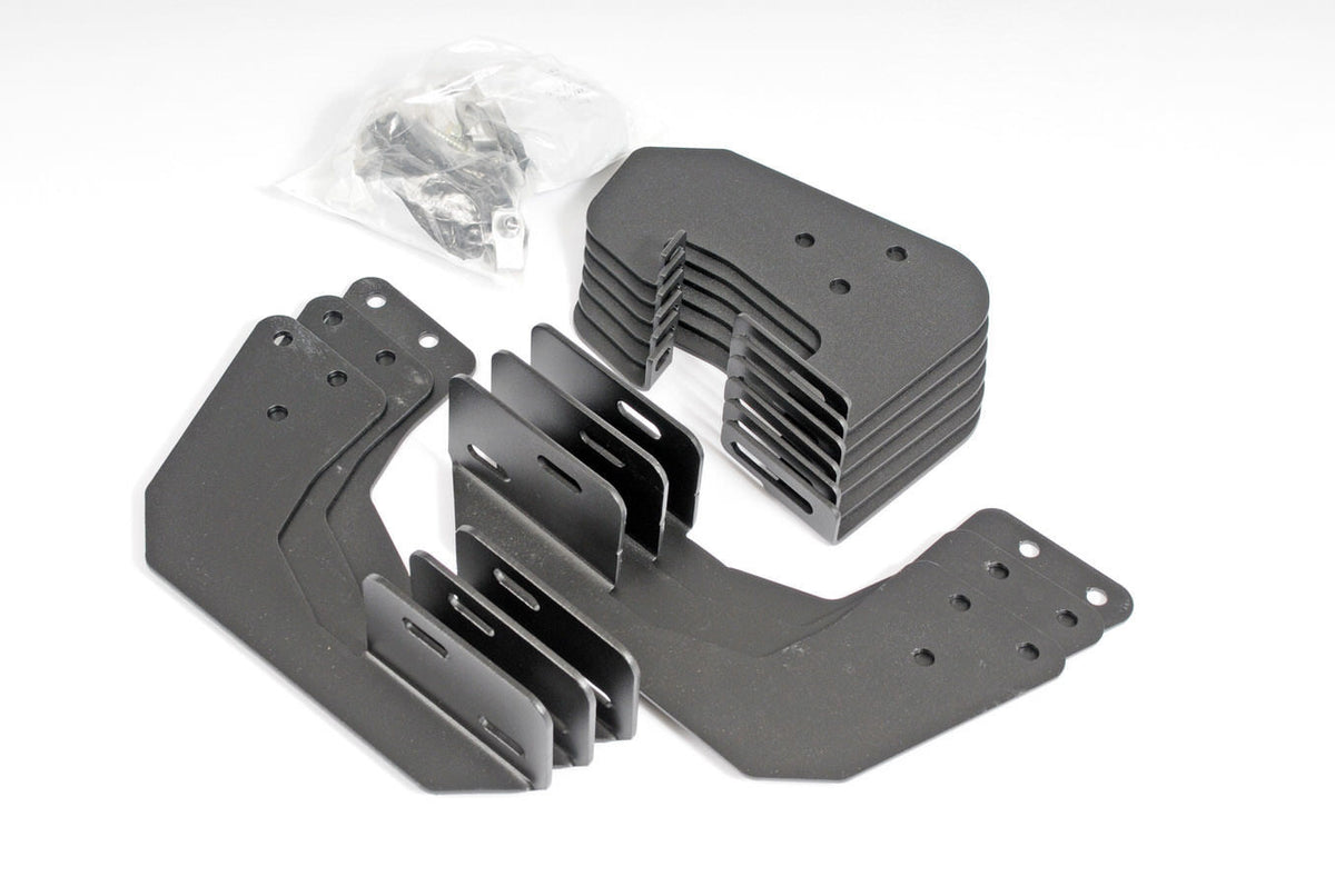 DEE ZEE DZ 16315 Running Board NXT Steel Black Powder Coat Kit for Fullsize GM Trucks 1999-2013