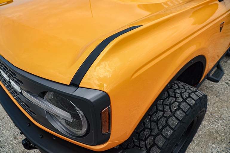 DEE ZEE DZ 4616 Ford Bronco Hood Hook Delete Aluminum Exterior Trim Kit